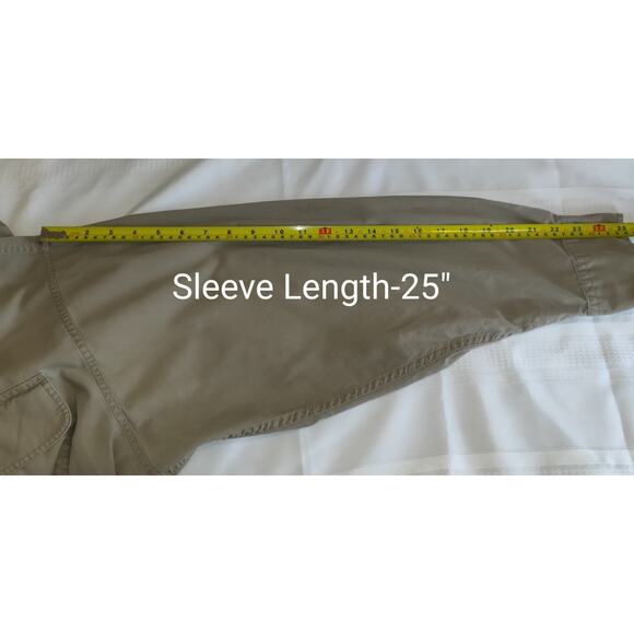 Cabela's Men's Shirt 2XL TALL Outdoor Gear Tan Camel Elbow Patches Work Wear - Picture 14 of 16